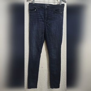 Abercrombie Fitch Straight Jeans Dark Wash Women Size 8 W29 L28